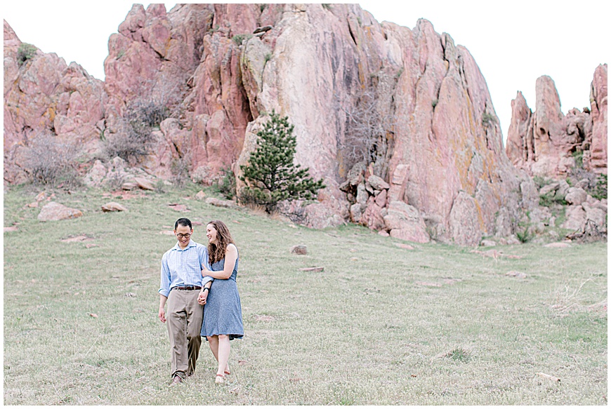 Red Rocks Trail, Boulder, Engagement session