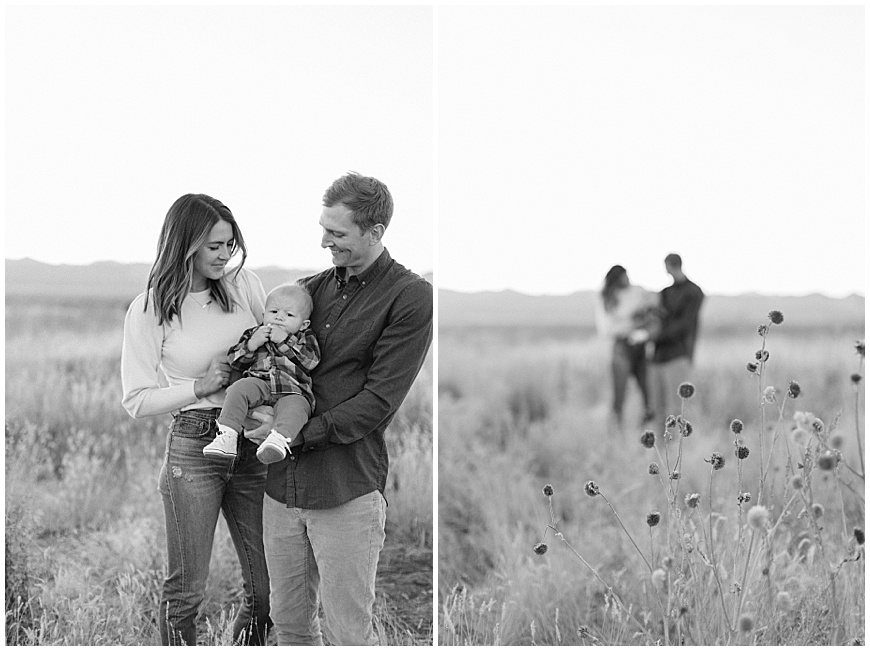 Fall Family Photos in field