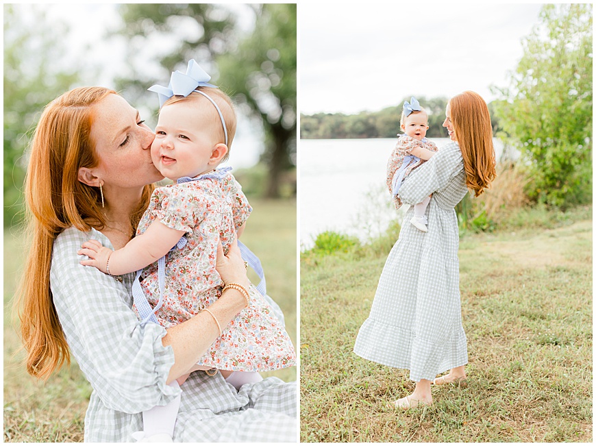 light and airy family session