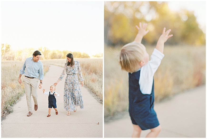 Cherry Creek Reservoir Fall Family Photos