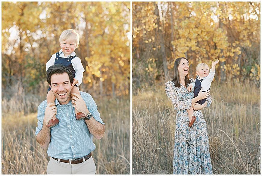 Cherry Creek Reservoir Fall Family Photos