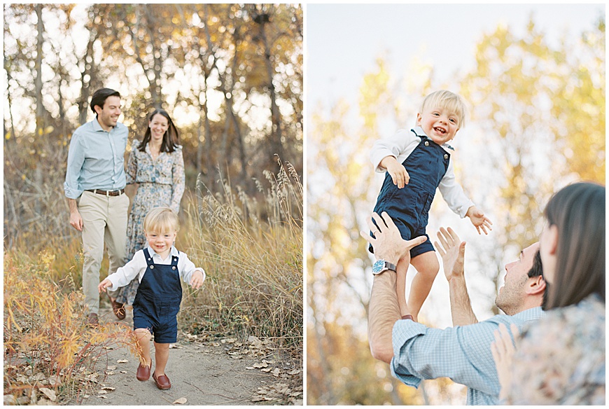 Cherry Creek Reservoir Fall Family Photos